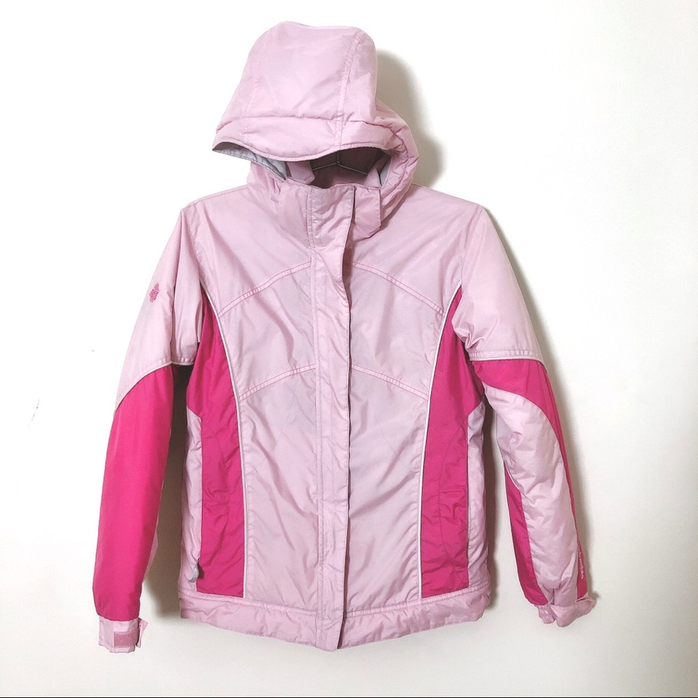 Columbia girls pink youth sportswear jacket  14/16